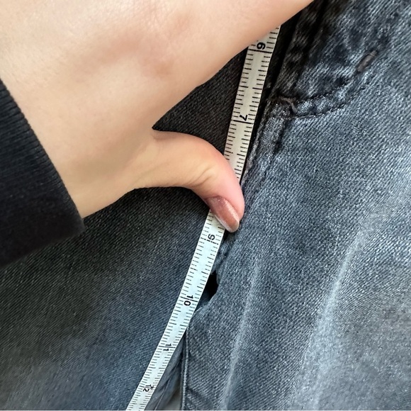 Citizens of humanity, Skyla, high rise straight leg, jeans, black gray 25 COH - Picture 10 of 10